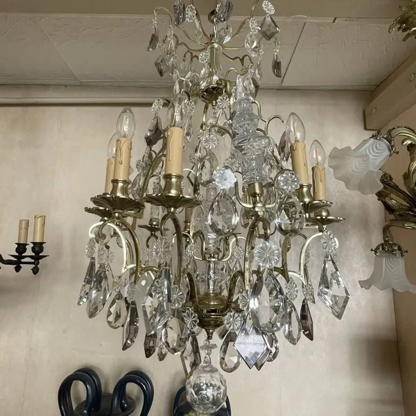 Lustre à cristaux