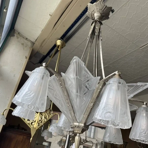 Lustre époque Art Déco modèle Robert